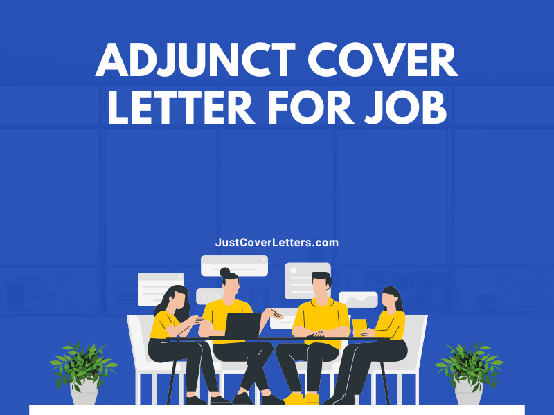 Adjunct Cover Letter for Job