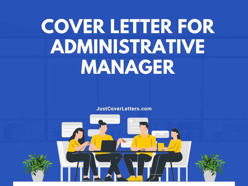 Cover Letter for Administrative Manager