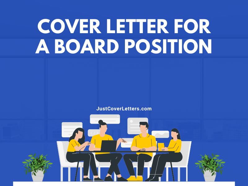 Cover Letter for a Board Position
