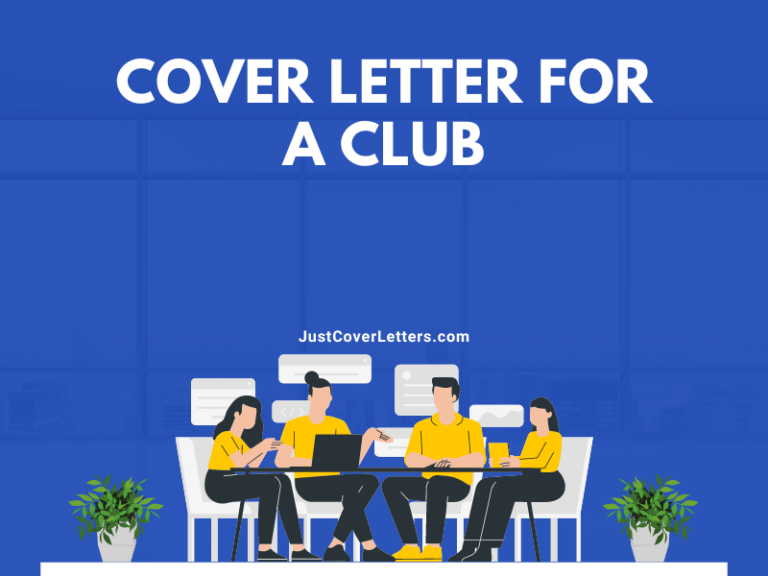 Cover Letter for a Club – Just Cover Letters
