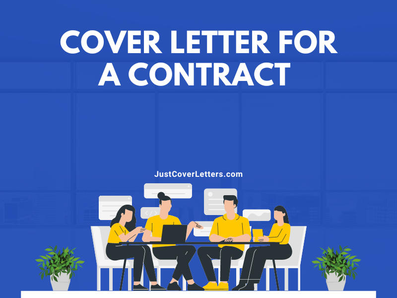 Cover Letter for a Contract
