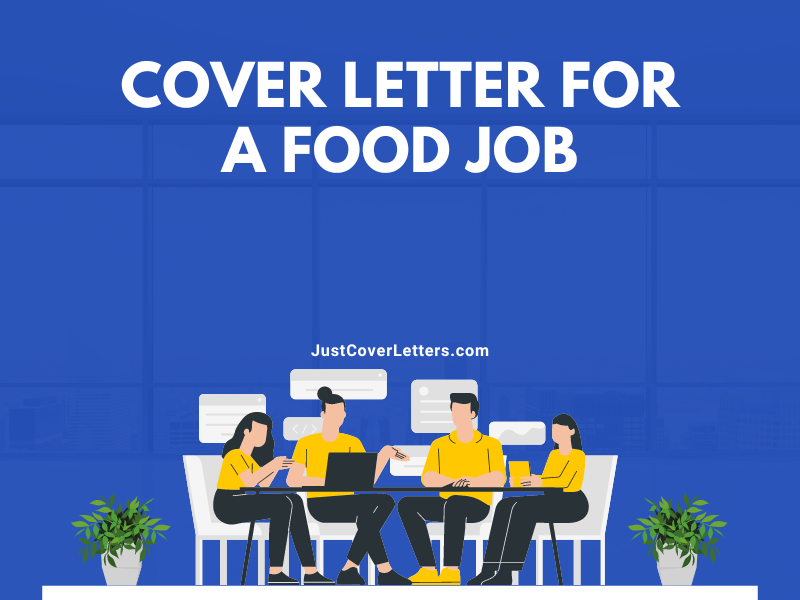 Cover Letter for a Food Job
