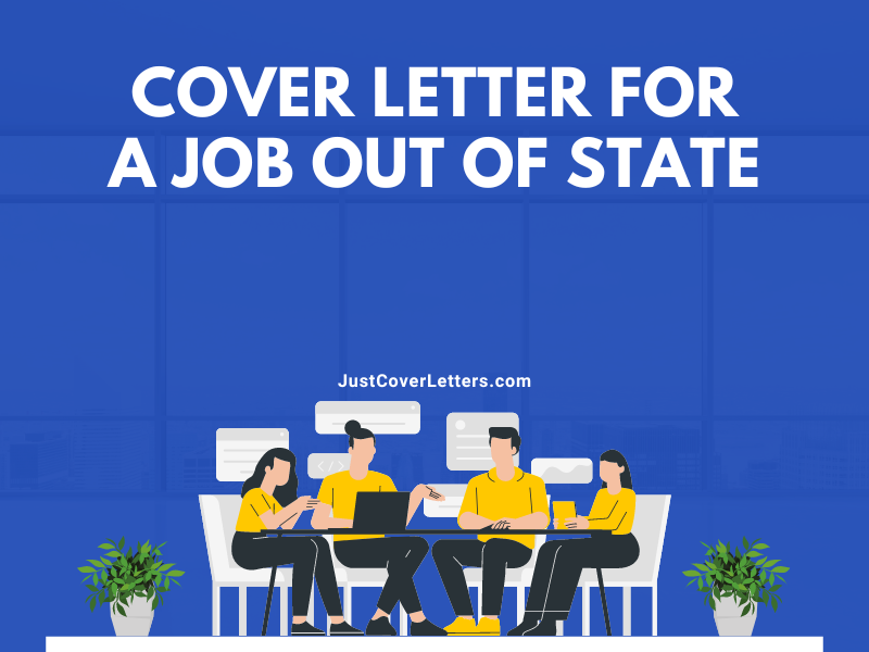 Cover Letter for a Job Out of State