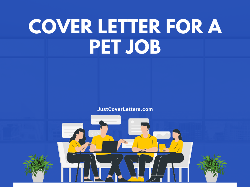 Cover Letter for a Pet Job