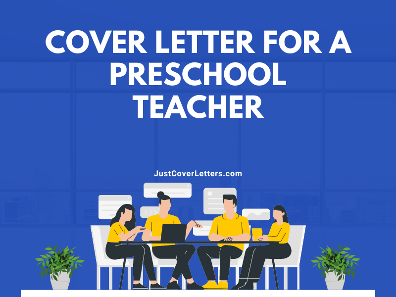 Cover Letter for a Preschool Teacher