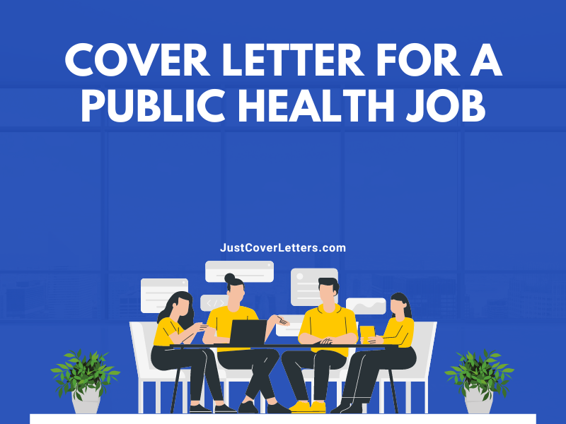 Cover Letter for a Public Health Job