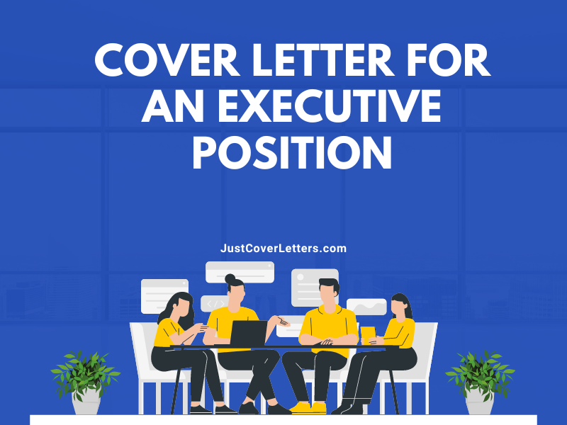 Cover Letter for an Executive Position