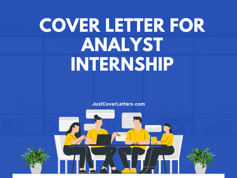 Cover Letter for Analyst Internship