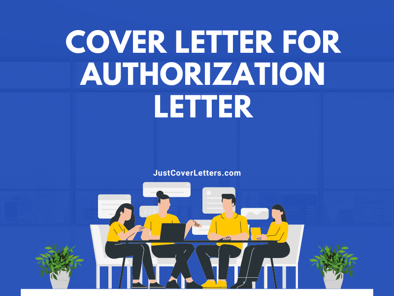 Cover Letter for Authorization Letter 