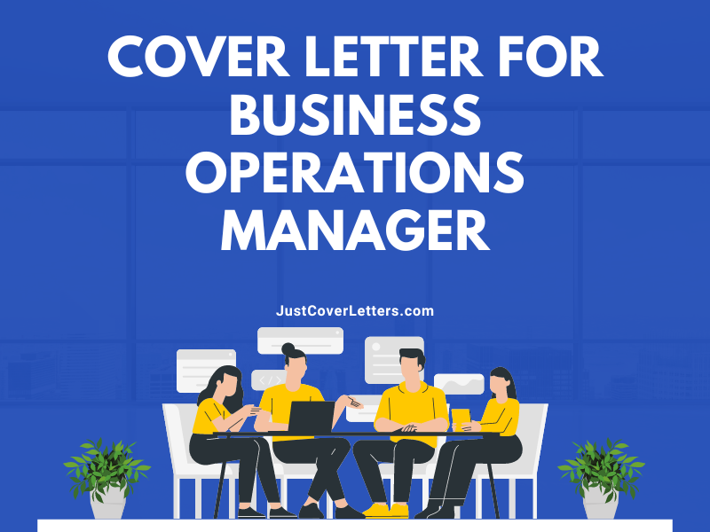 Cover Letter for Business Operations Manager 