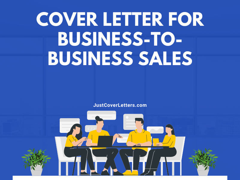 Cover Letter for Business-to-Business Sales