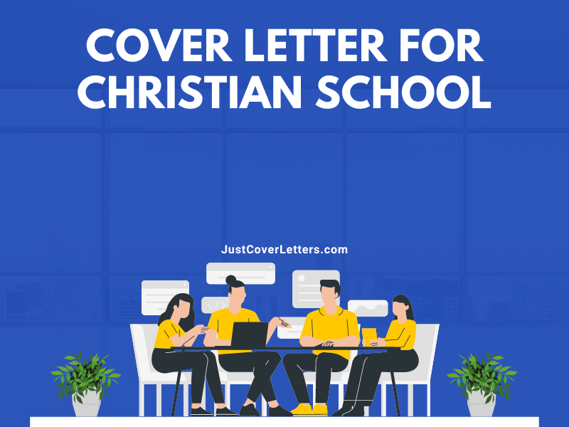 Cover Letter for Christian School