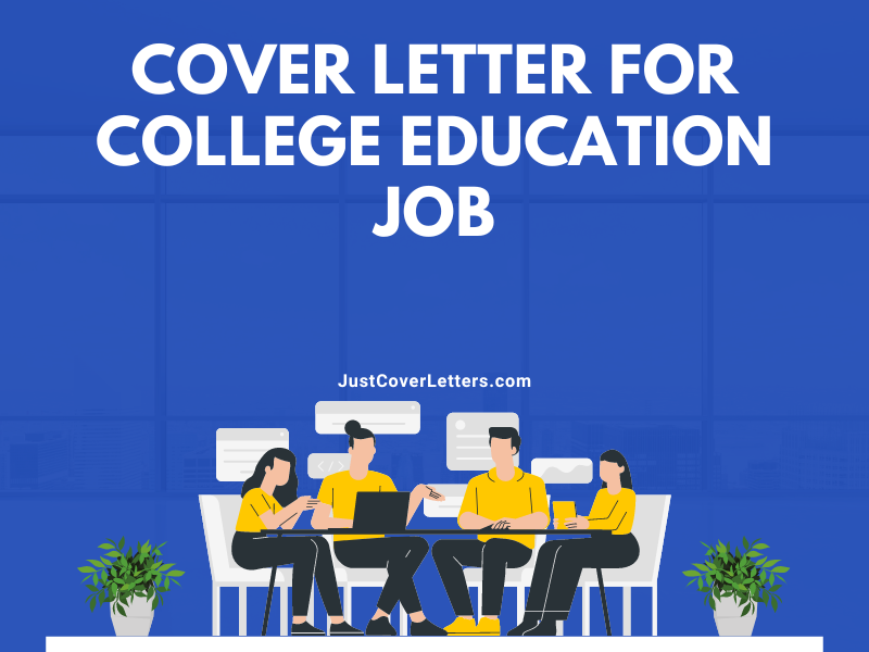 Cover Letter for College Education Job
