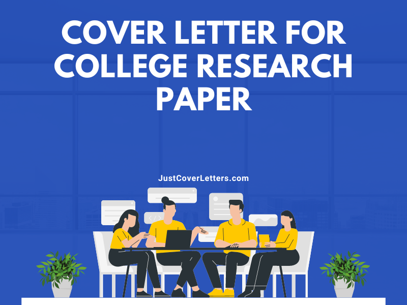 Cover Letter for College Research Paper