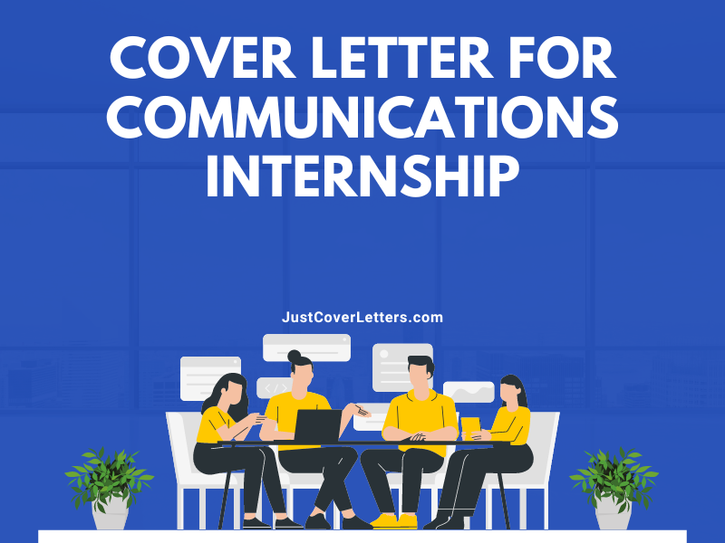 Cover Letter for Communications Internship