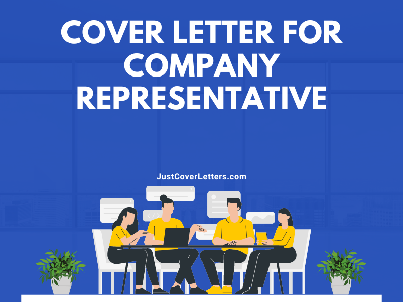 Cover Letter for Company Representative