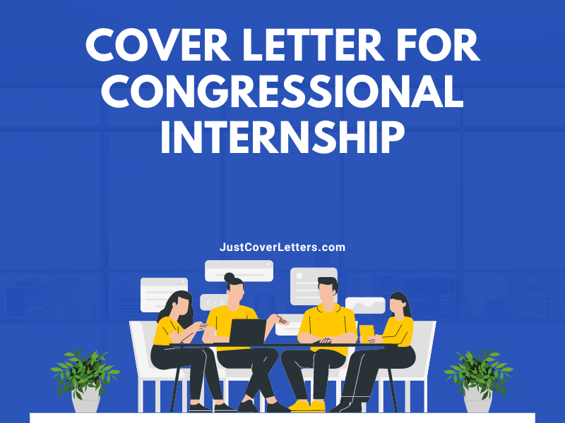 Cover Letter for Congressional Internship