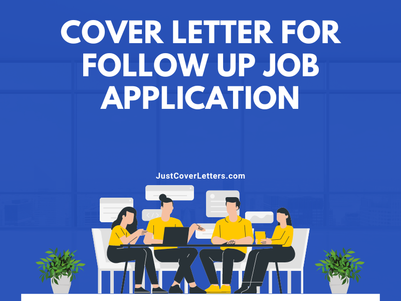 Cover Letter for Follow Up Job Application