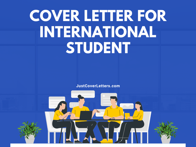 Cover Letter for International Student