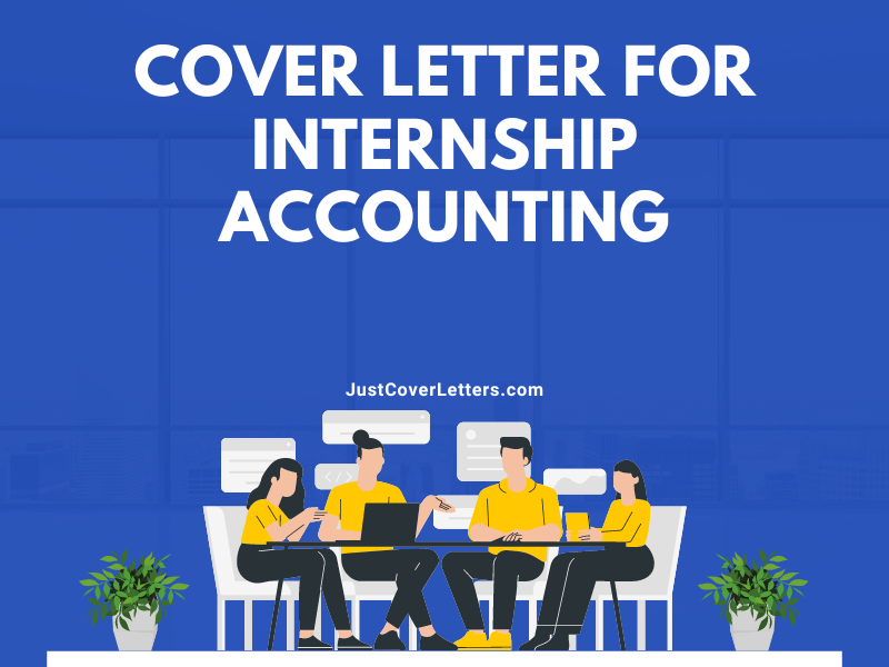Cover Letter for Internship Accounting