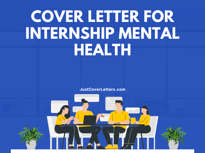 Cover Letter for Internship Mental Health