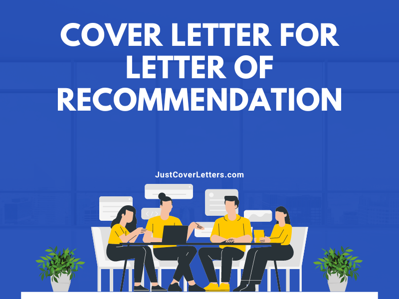 Cover Letter for Letter of Recommendation
