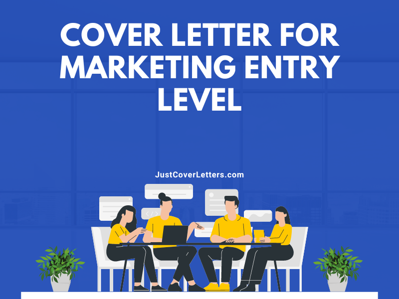 Cover Letter for Marketing Entry Level