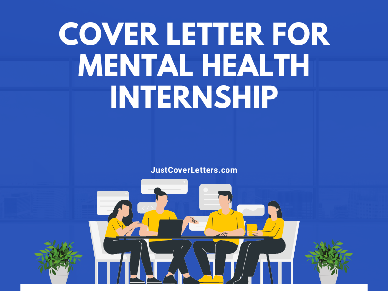 Cover Letter for Mental Health Internship