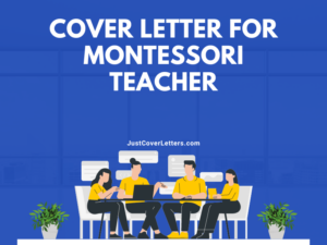 cover letter montessori teacher