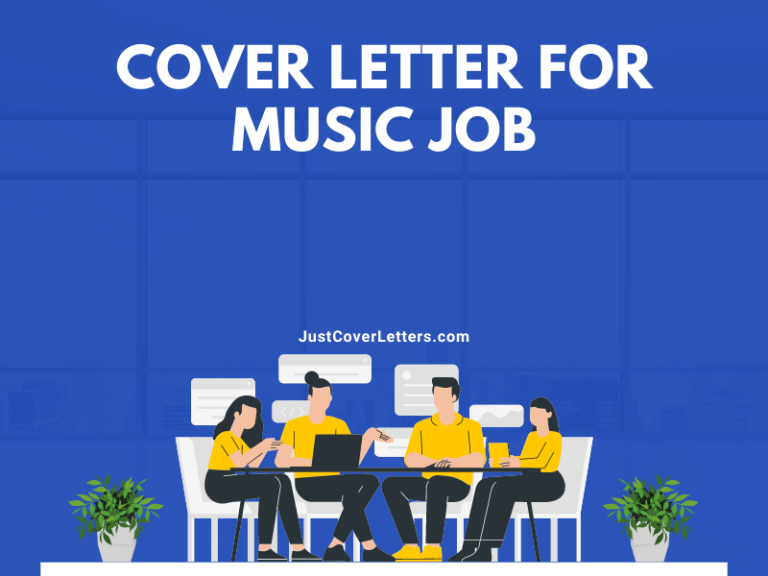 cover letters for music industry