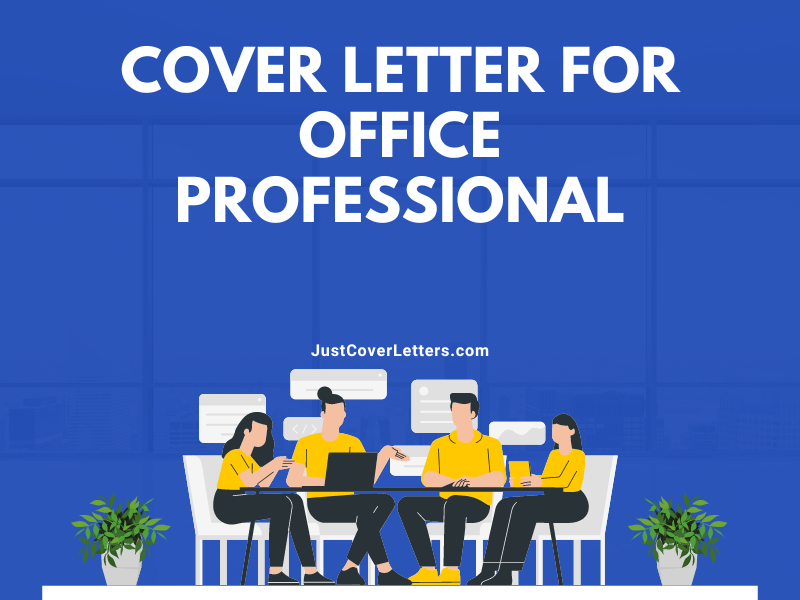 Cover Letter for Office Professional