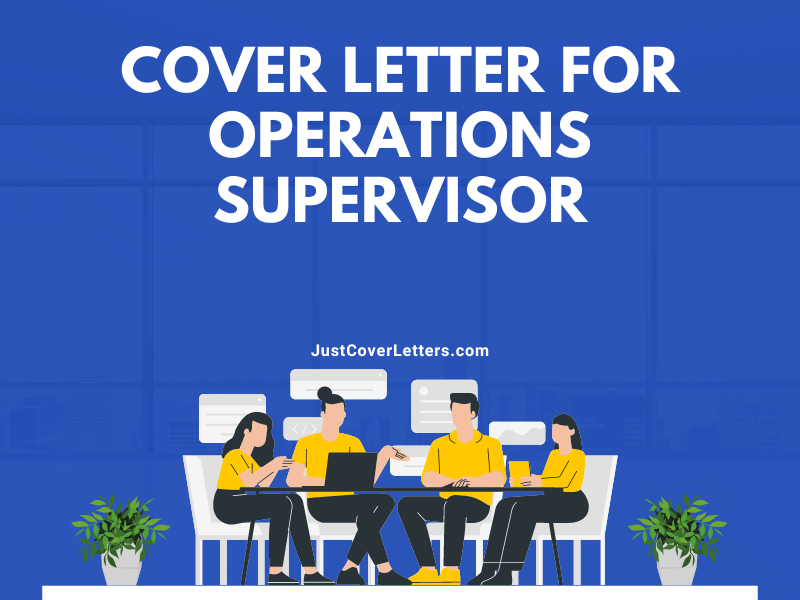 Cover Letter for Operations Supervisor