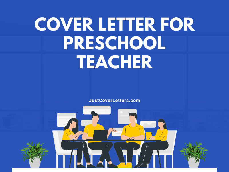 Cover Letter for Preschool Teacher