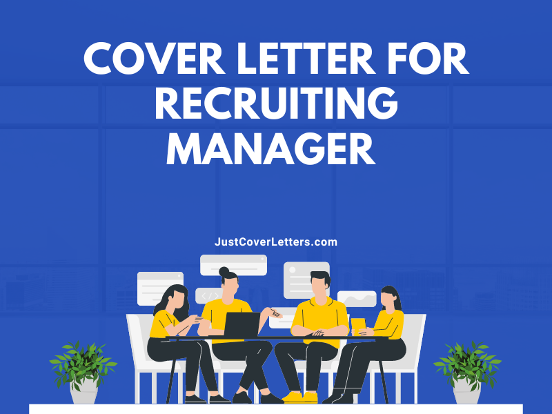 Cover Letter for Recruiting Manager 