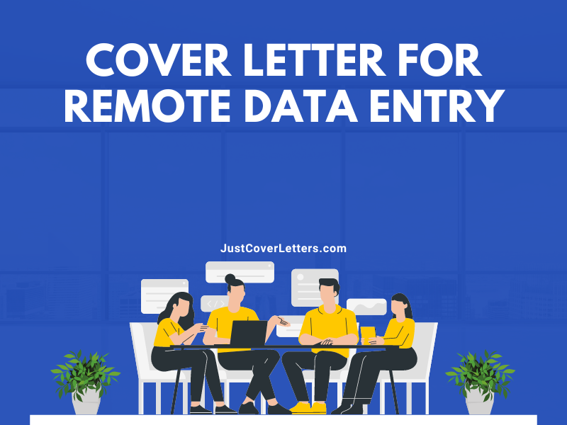 Cover Letter for Remote Data Entry