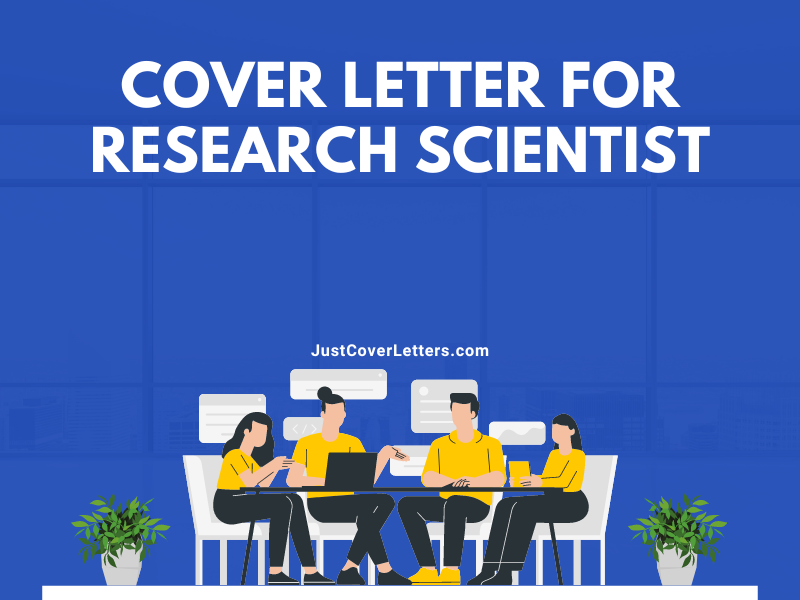 Cover Letter for Research Scientist