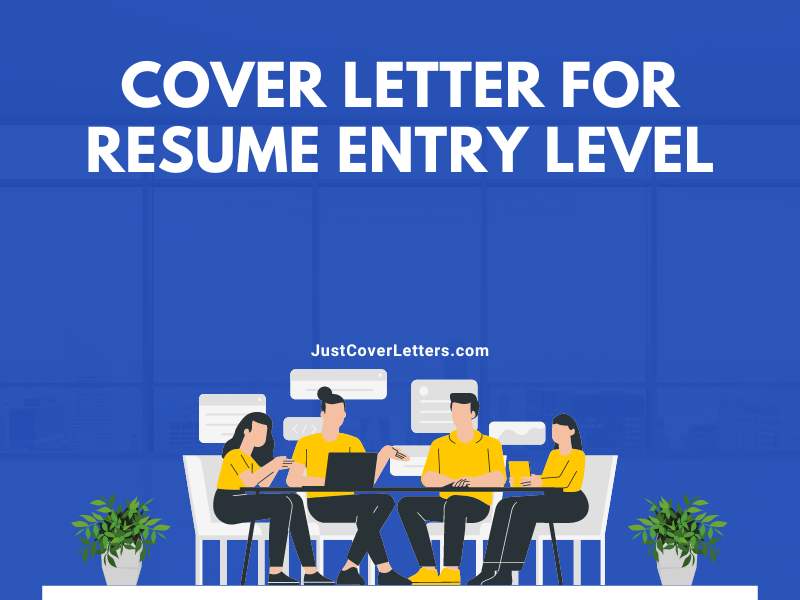 Cover Letter for Resume Entry Level