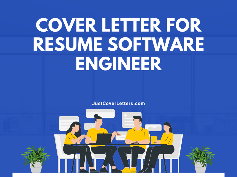 Cover Letter for Resume Software Engineer