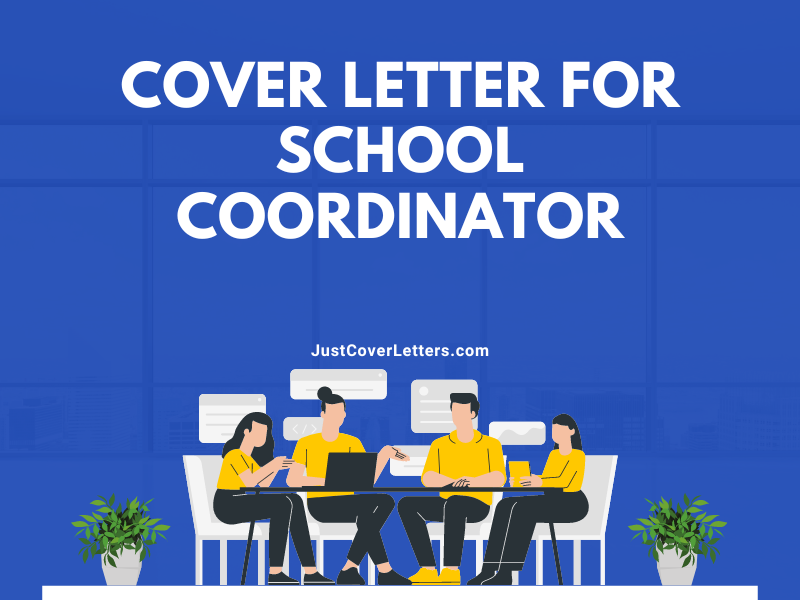 Cover Letter for School Coordinator