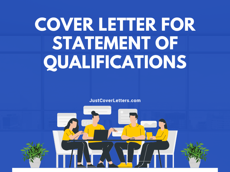 Cover Letter for Statement of Qualifications