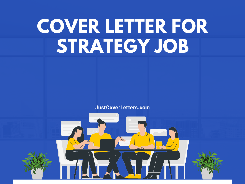 Cover Letter for Strategy Job