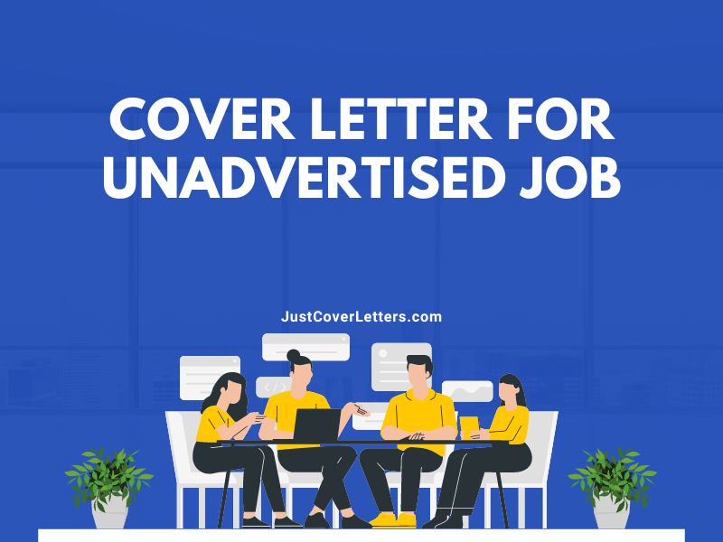 cover letter for unadvertised jobs