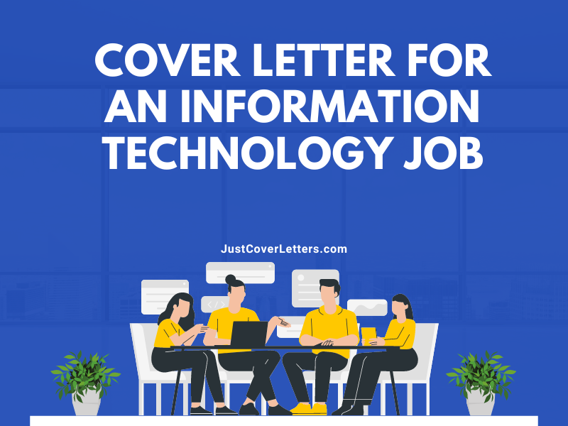 Cover Letter for an Information Technology Job