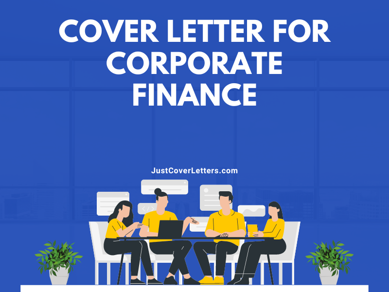 Cover Letter for Corporate Finance
