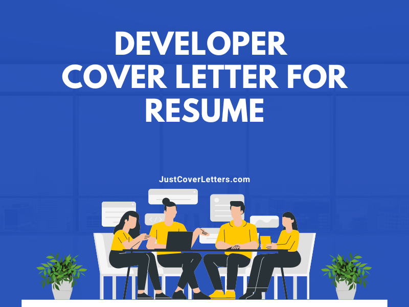 Developer Cover Letter for Resume