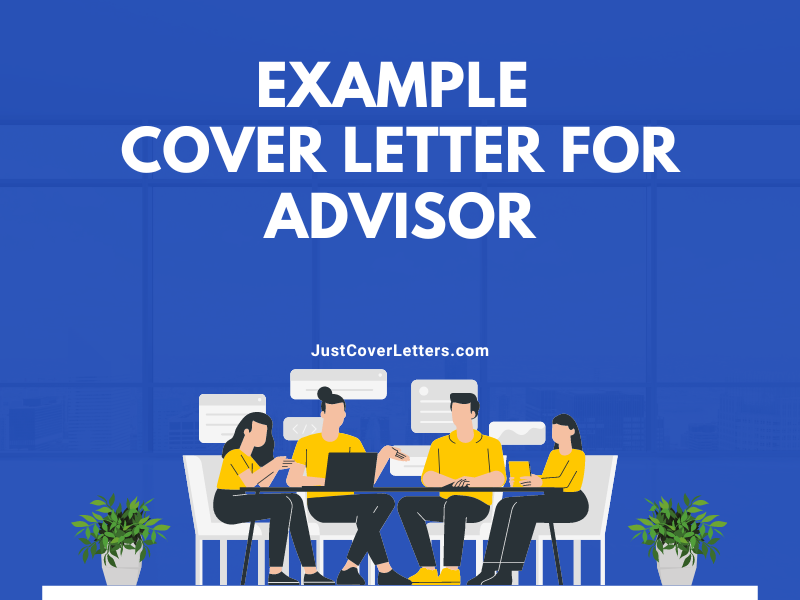 Example Cover Letter for Advisor