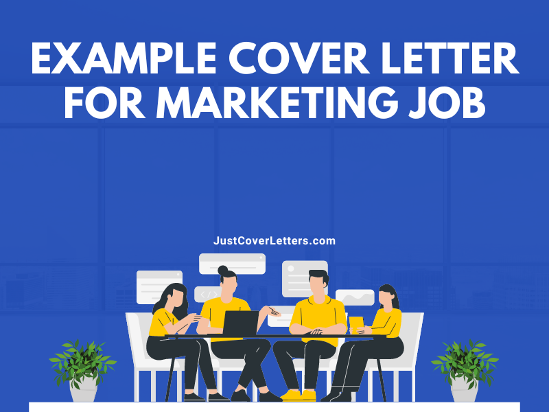 Example Cover Letter for Marketing Job