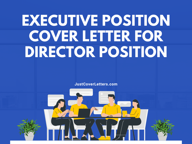 Executive Position Cover Letter for Director Position