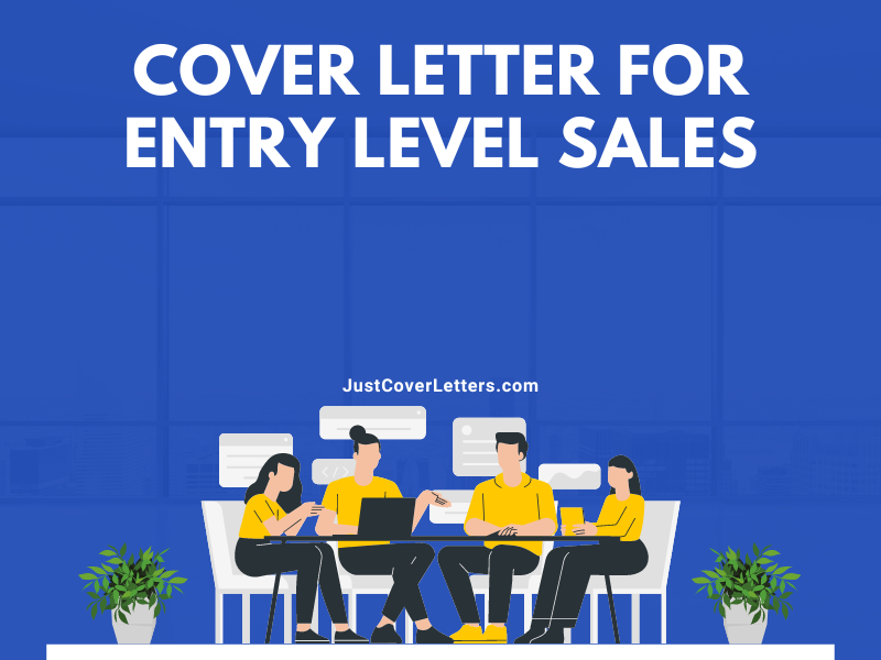 Cover Letter for Entry Level Sales