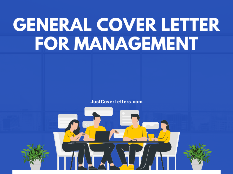 General Cover Letter for Management